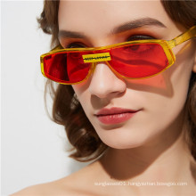 Wholesale Small Frame Women Retro Square Sun Glasses Men Red Mirror Sunglasses